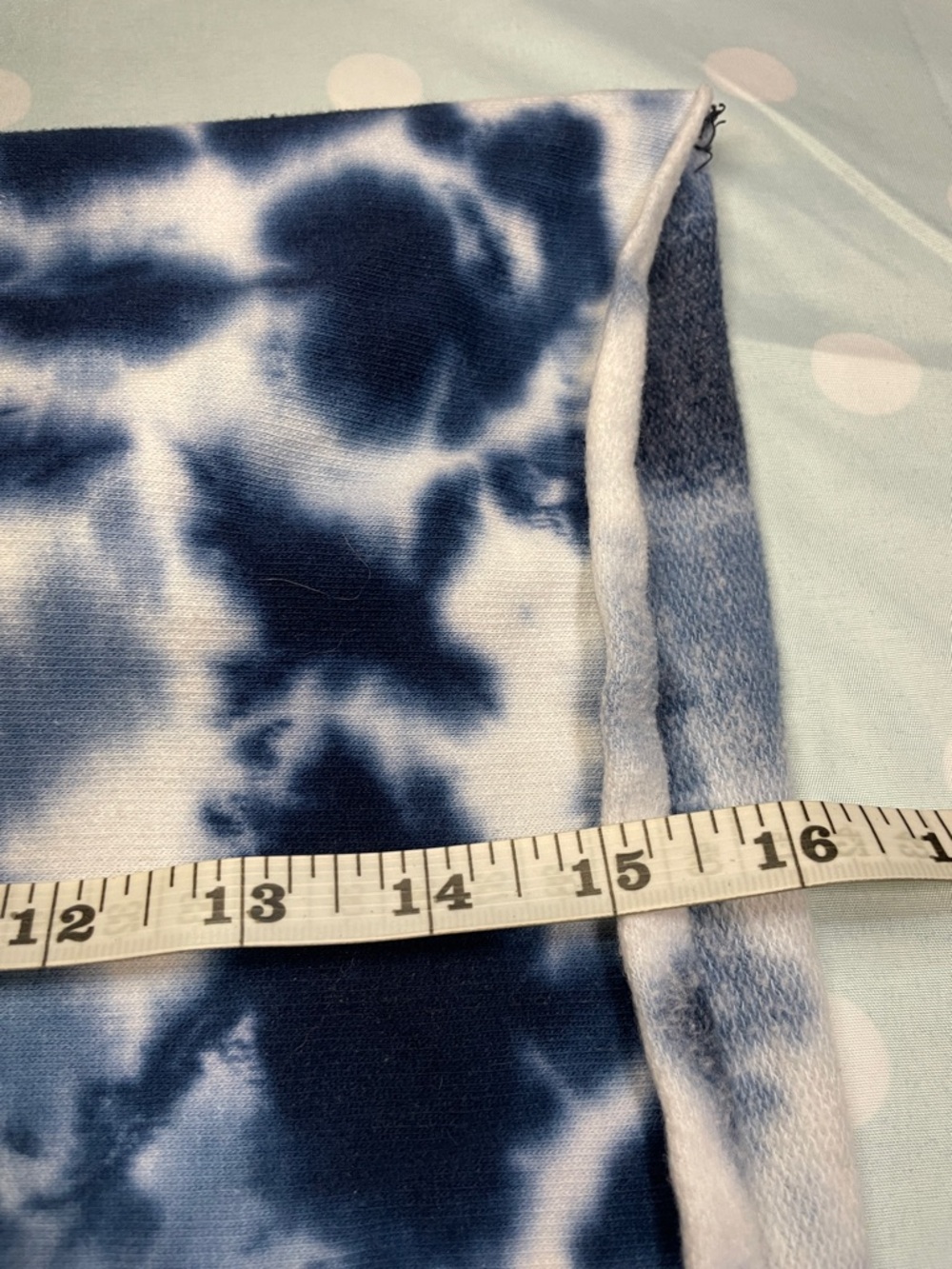 Pepsi Tie-Dye Cropped Hoodie - Blue, White, Red - Picture 5 of 8